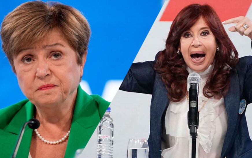 Cristina Kirchner cruzó a Kristalina Georgieva y al FMI: “Ese cambio que celebran arruinó al país y volvió recargado con Milei”