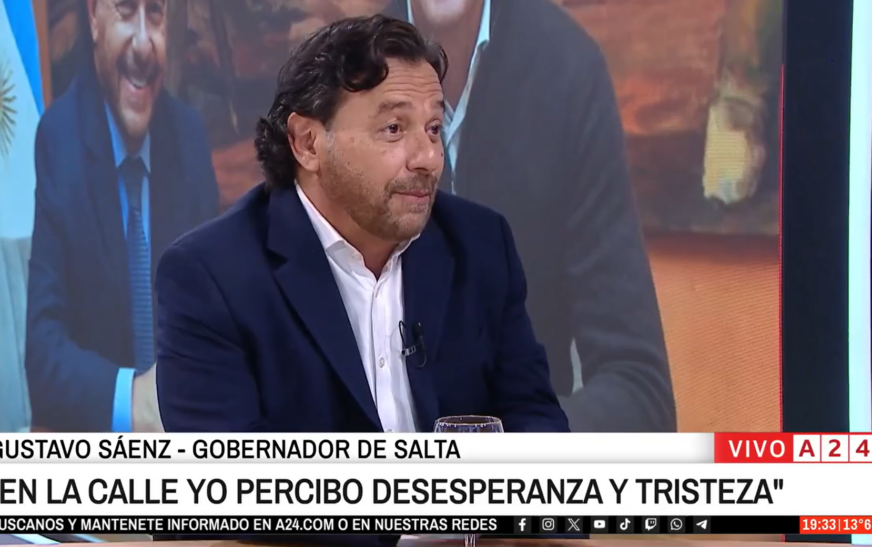 Sáenz advirtió sobre cierre de pymes y falta de empleo: “El interior profundo la está pasando muy mal