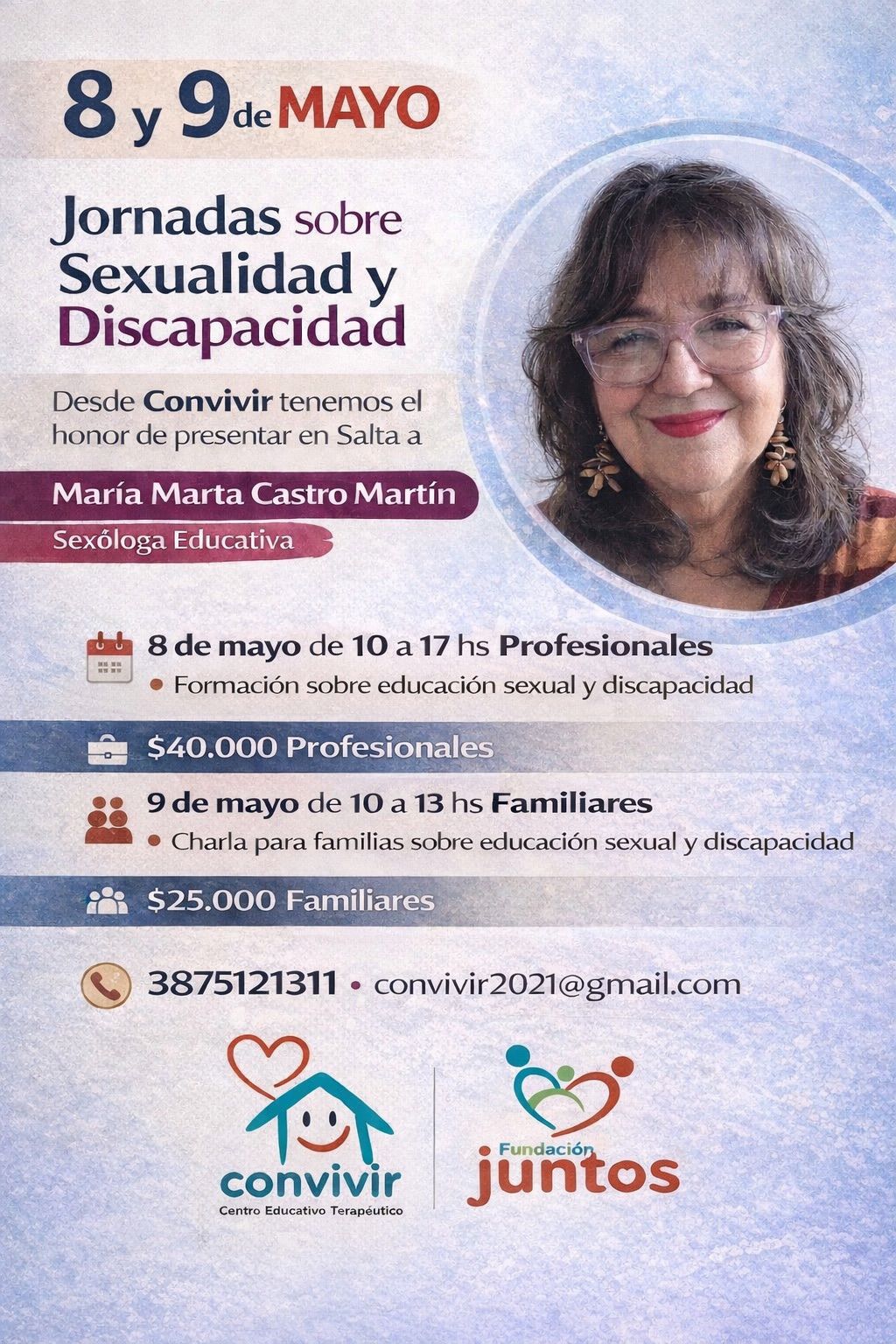 Salta será sede de jornadas sobre sexualidad y discapacidad con una destacada especialista