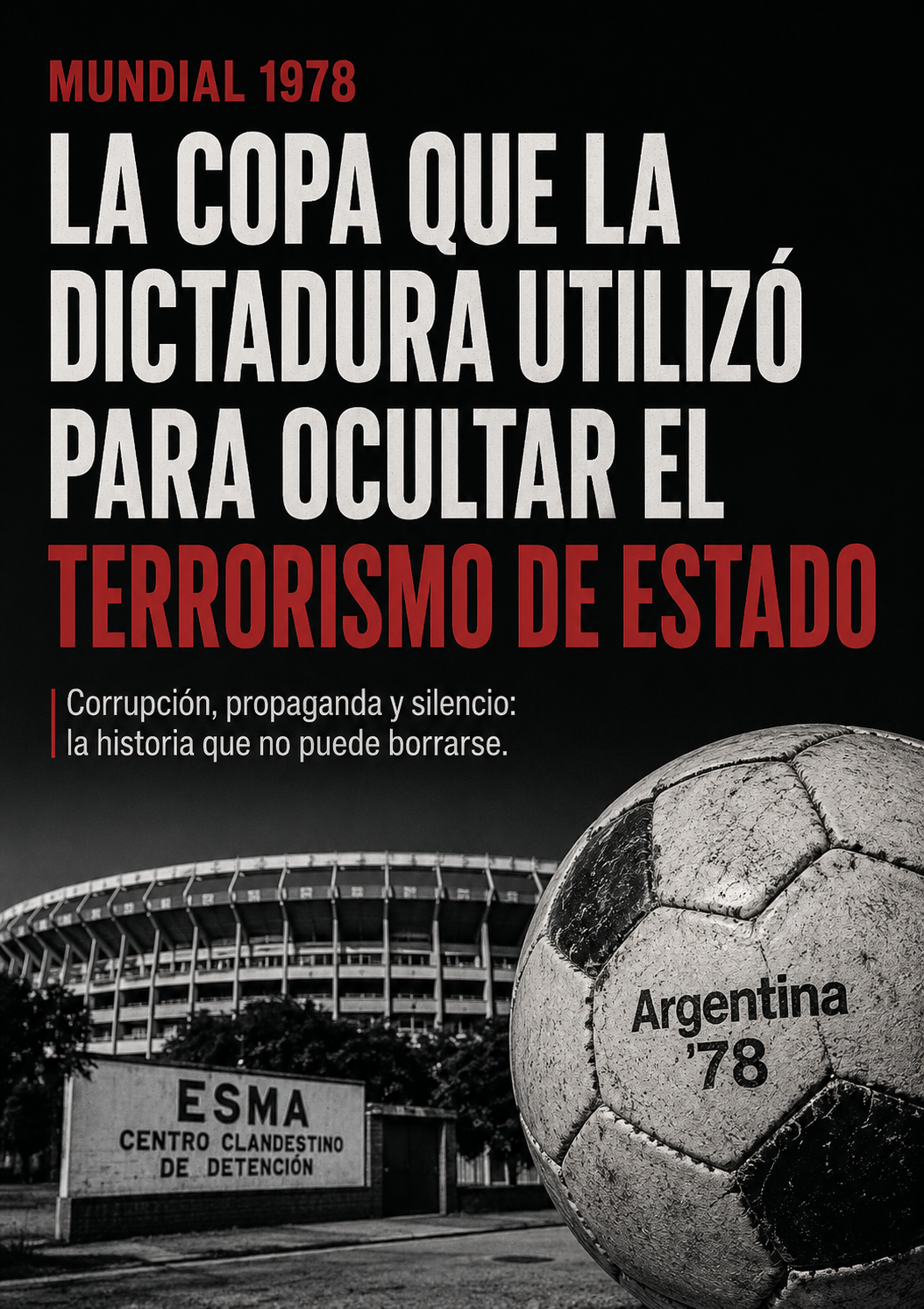Mundial 1978: la copa, la dictadura y el terror. La historia que no puede borrarse