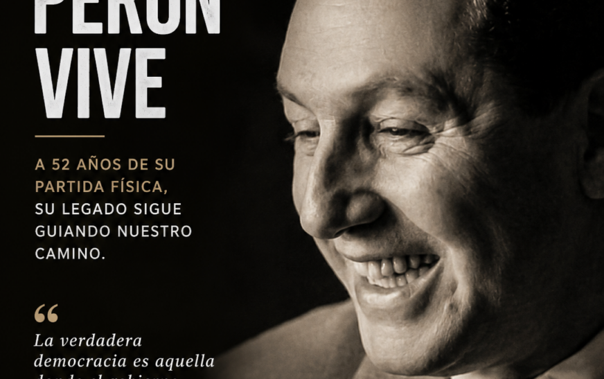 PERÓN VIVE: EL 1° DE JULIO NO ES UN DÍA MÁS PARA MÍ