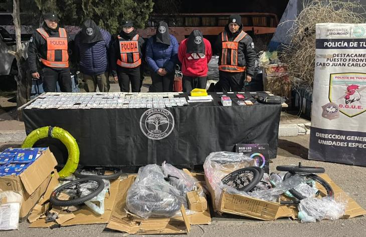 Viajaban desde Salta con más de un kilo de cocaína y $1,6 millón: tres detenidos