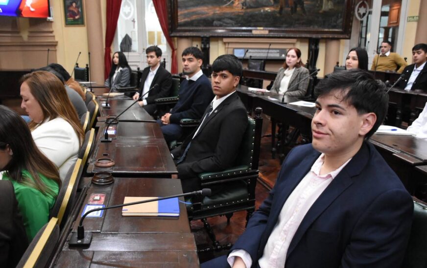Jóvenes salteños participaron de una jornada sobre gestión pública y liderazgo en la Legislatura