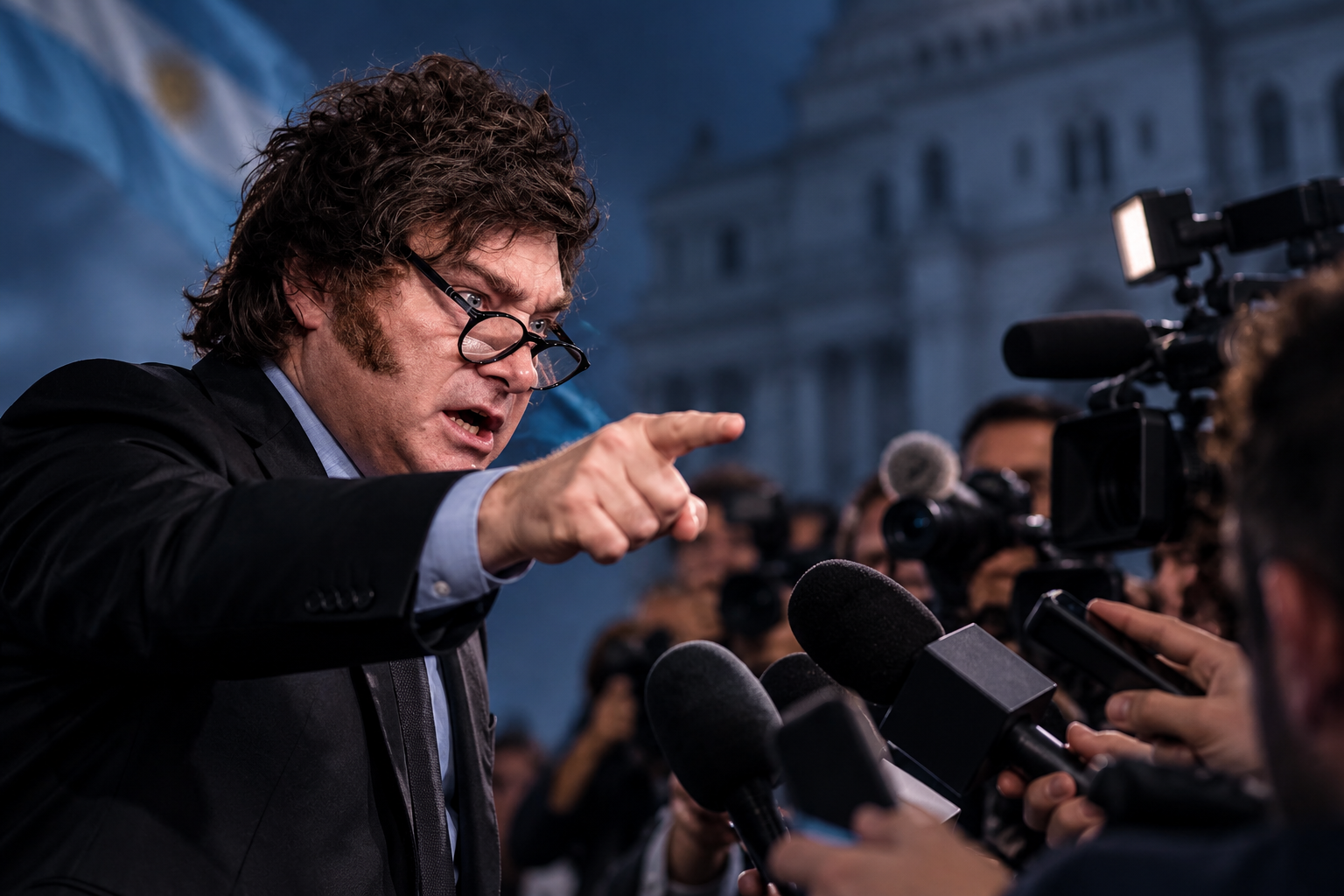 MILEI Y LA HOGUERA CONTRA EL PERIODISMO